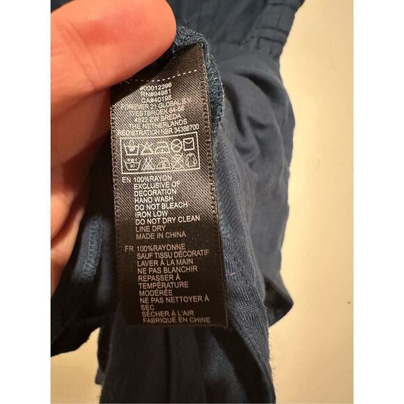 Rory Beca Mini Dress Waist Blue Green Size Small - Picture 4 of 5